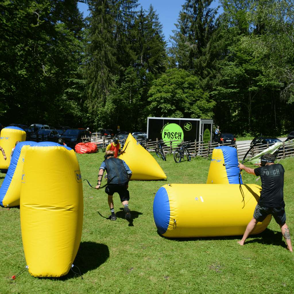 junggesellenabschied party mit arrow tag oder bubble fuÃŸball in bayern