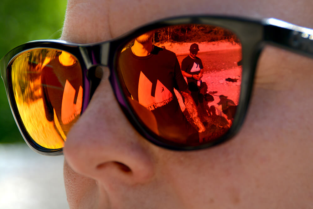 Fetzige Bayern Canyoning Sonnenbrille